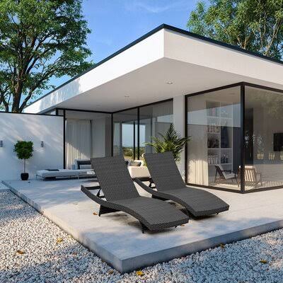 Black Long Single Chaise K9009