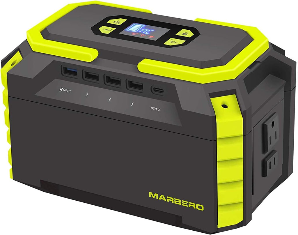 200W Portable Power Station 222Wh 60000mAh Lithium Battery with 2 AC Outlets S671