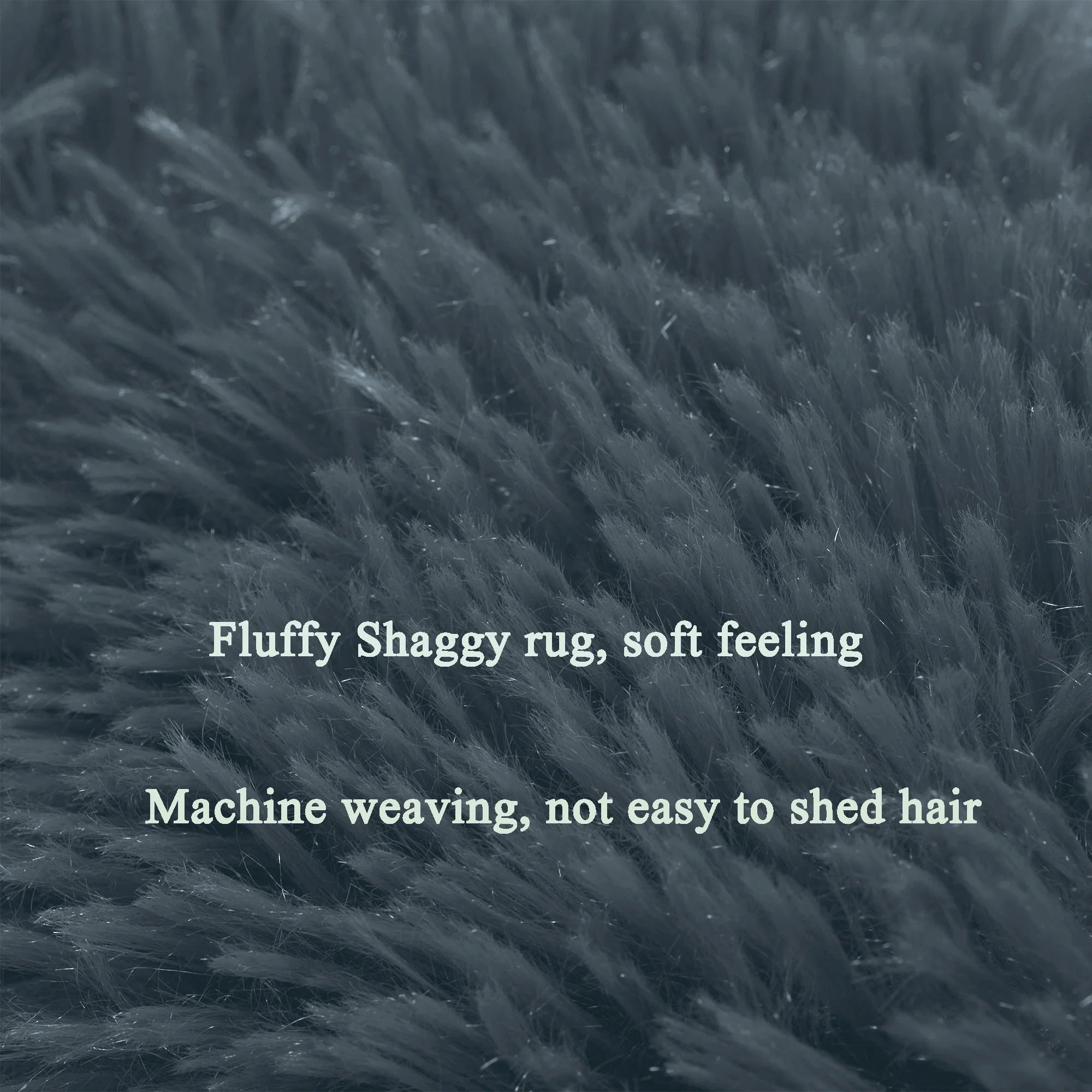 Black/Gray/Blue/Red Shaggy Area Rugs D949