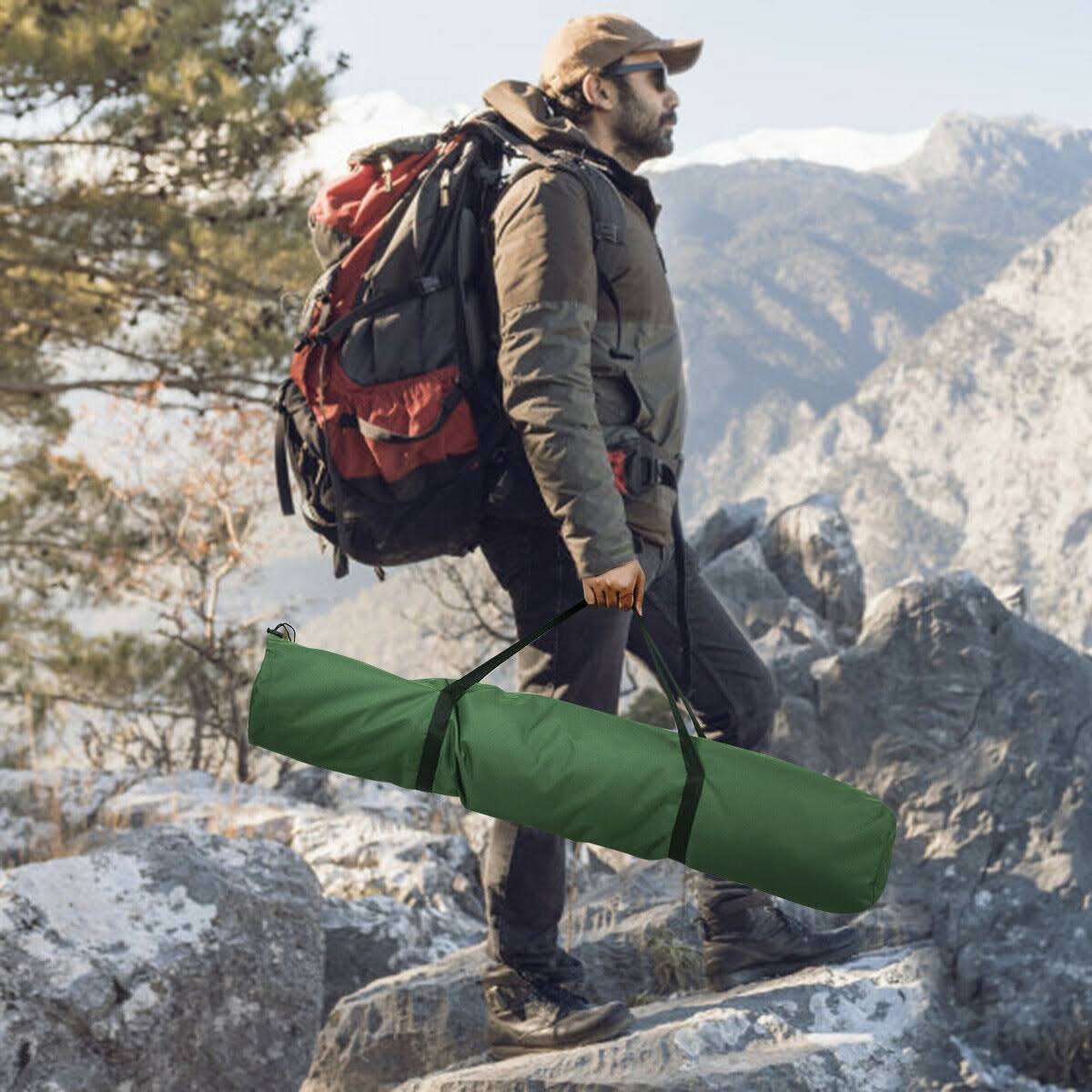 Heavy-Duty Folding Camping Cot with Carry Bag J8563