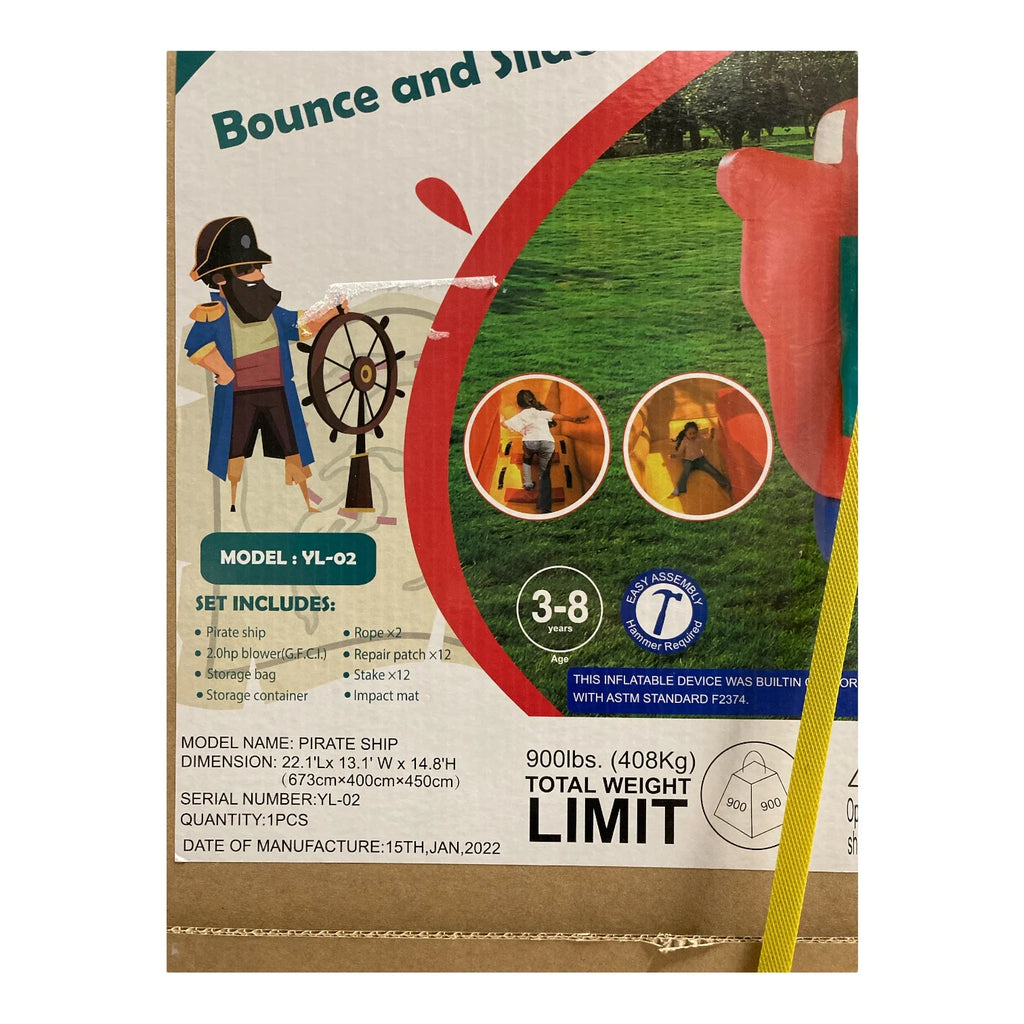 Inflatable Pirate Ship Bouncer F26214