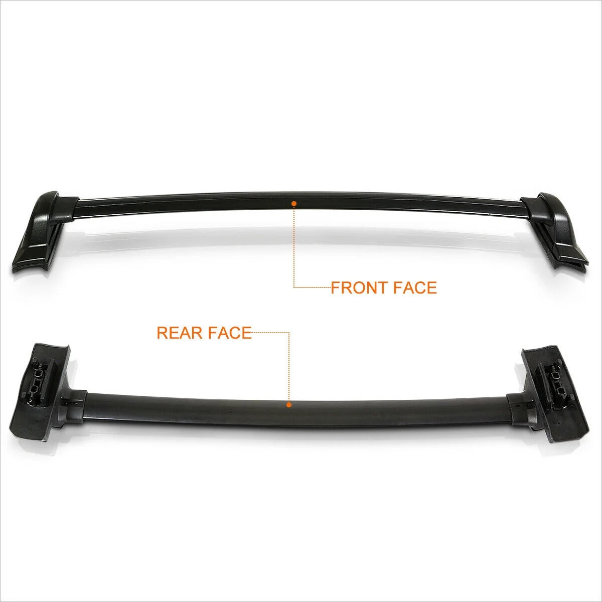 Black Coated Aluminum Roof Rack Crossbar X2229