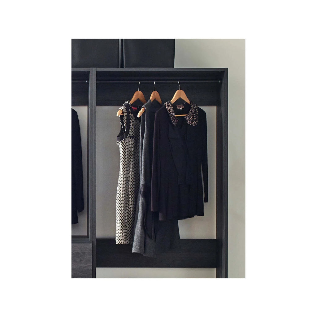 Gray Freestanding Wood Closet System T7485
