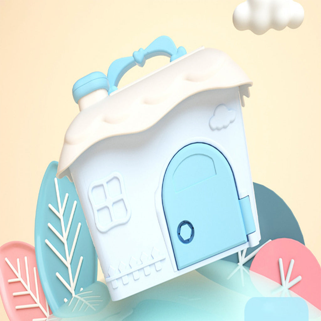Blue Kids Dollhouse Storage Box X452973