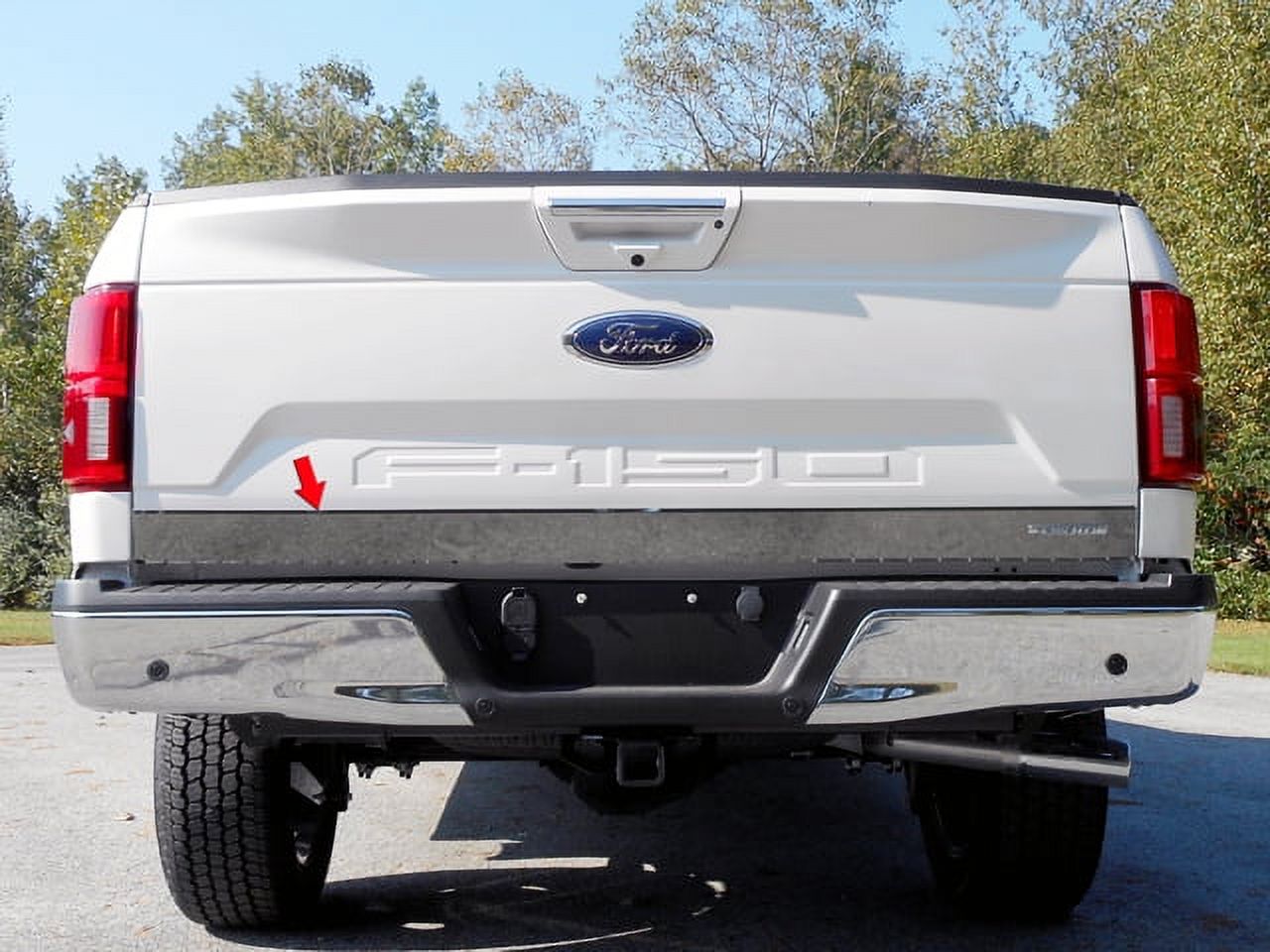 Stainless Steel Tailgate Accent 1Pc V8303