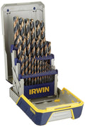 Black & Gold High-Speed Metal Drill Bit Set with Case K969033
