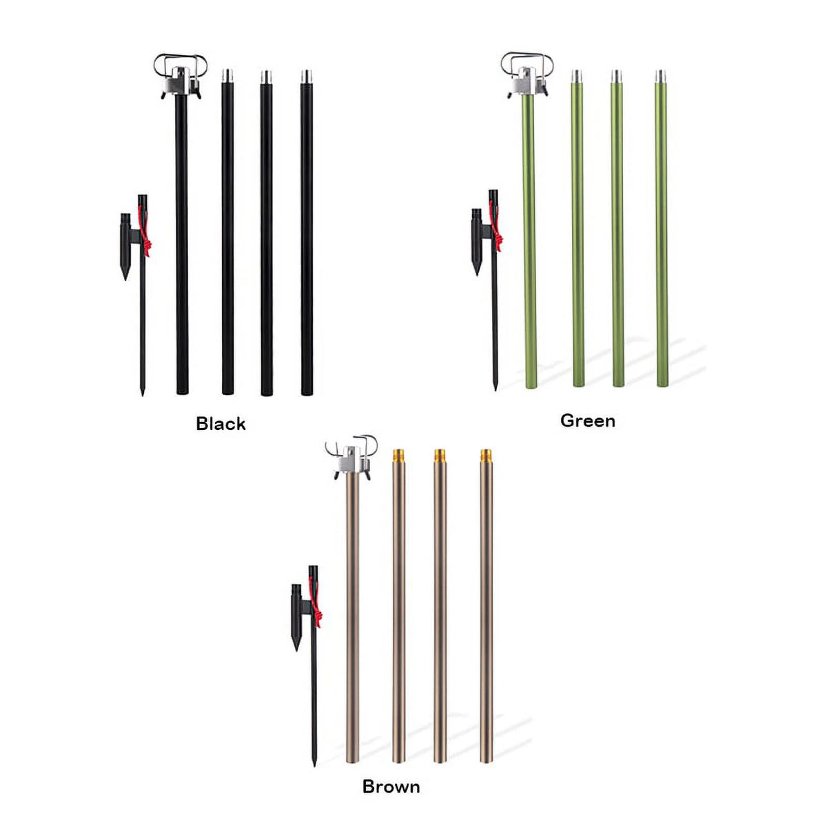 Adjustable Aluminum Alloy Lamp Pole Lantern Stand M53315