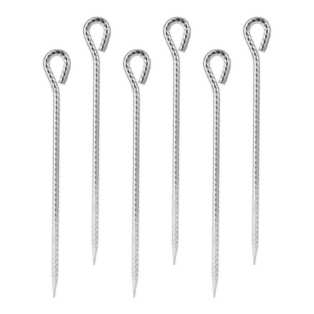 6 Pieces Tent Stakes with Hook 30CM V7474