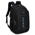 Black Blue Waterproof Lightweight Backpack C22818