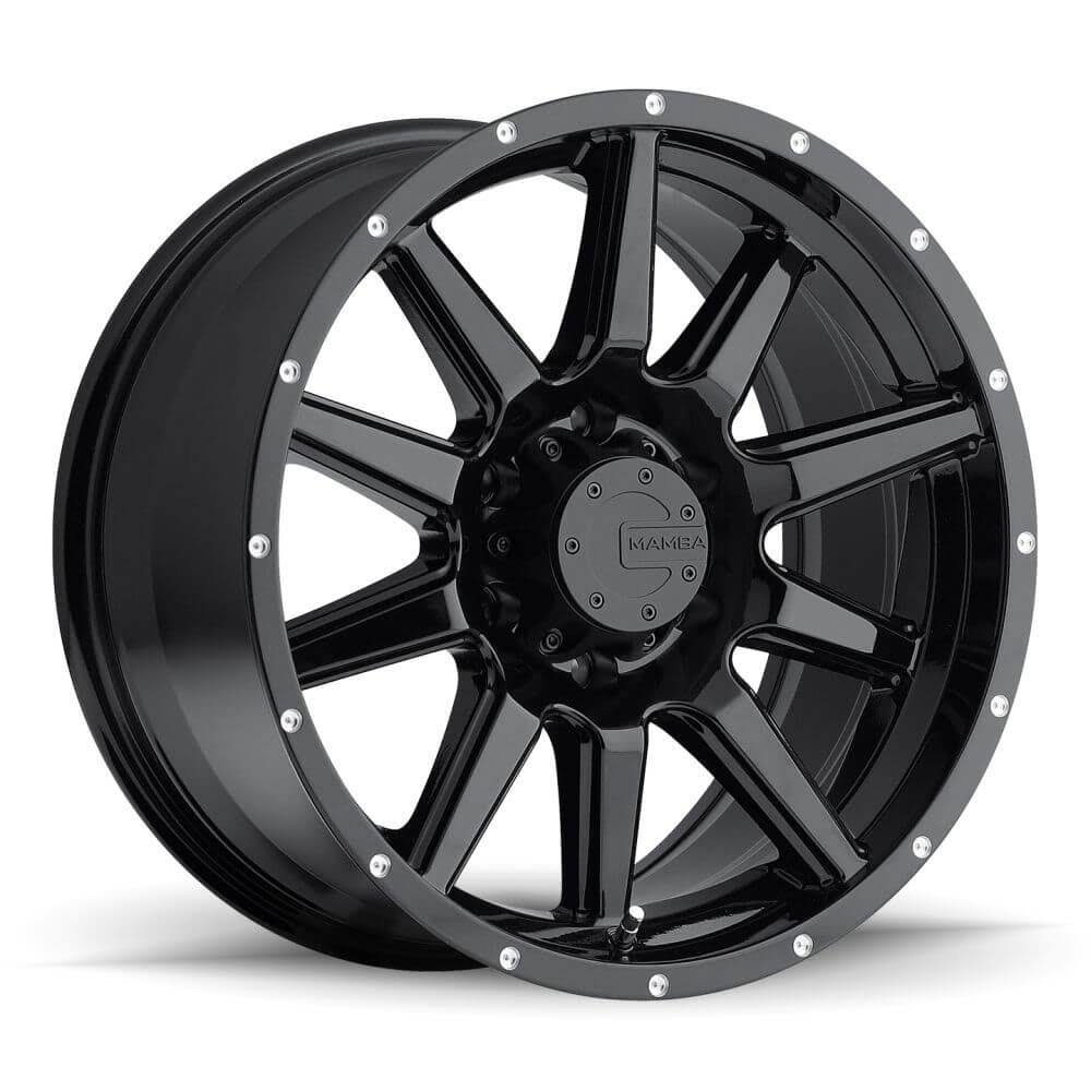 Gloss Black 20x9 6x5.5 12mm Wheel Y52659