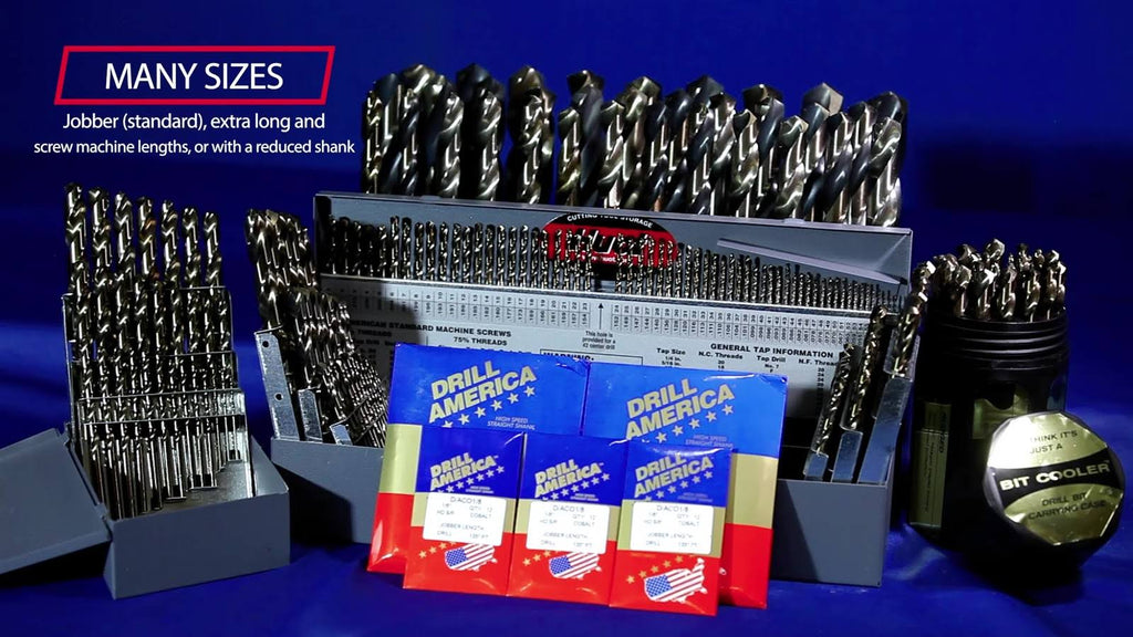 8 Piece Cobalt Reduce Shank Drill Bit Set E1652