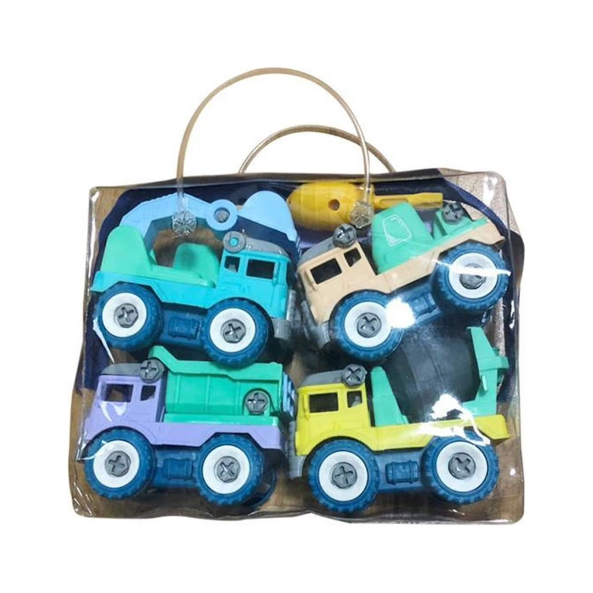 Set of 4 Construction Vehicle Toy Y97536