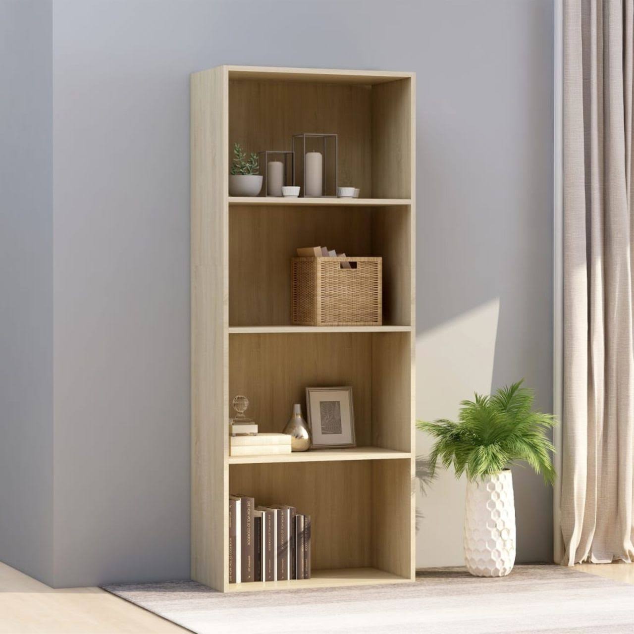 4-Tier Book Cabinet Chipboard N305