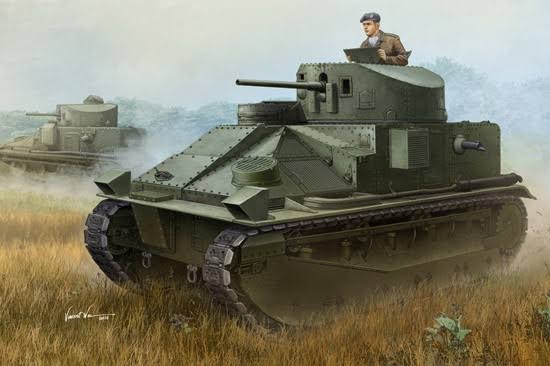 1/35 Scale Vickers Medium Tank Mk.II Model Kit L8461
