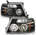 Black Housing Projector Headlights W93471