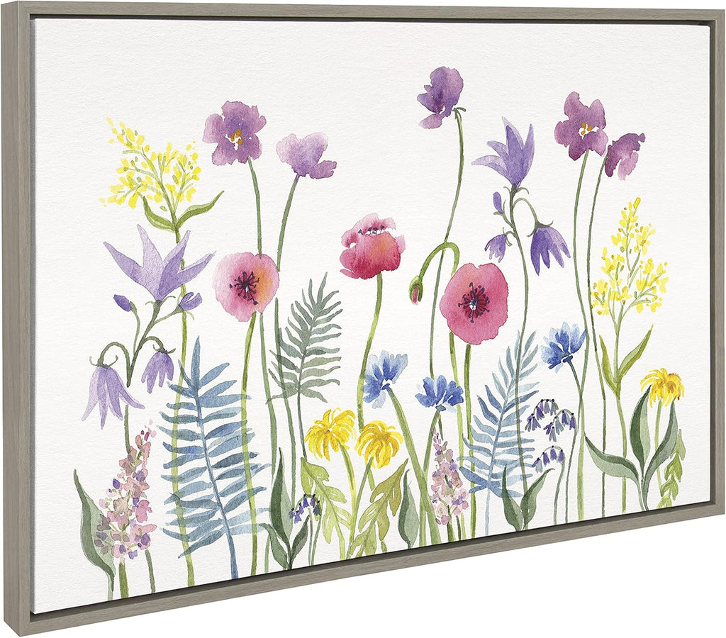 Framed Canvas, 23x33, Gray, Pack of 2 Z51105
