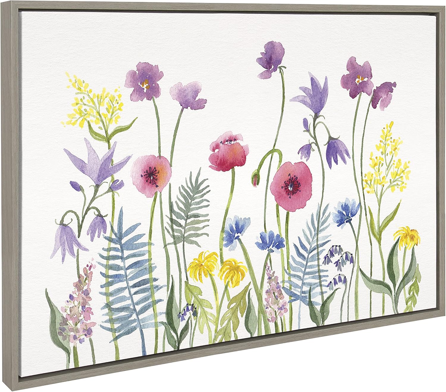 Framed Canvas, 23x33, Gray, Pack of 2 Z51105