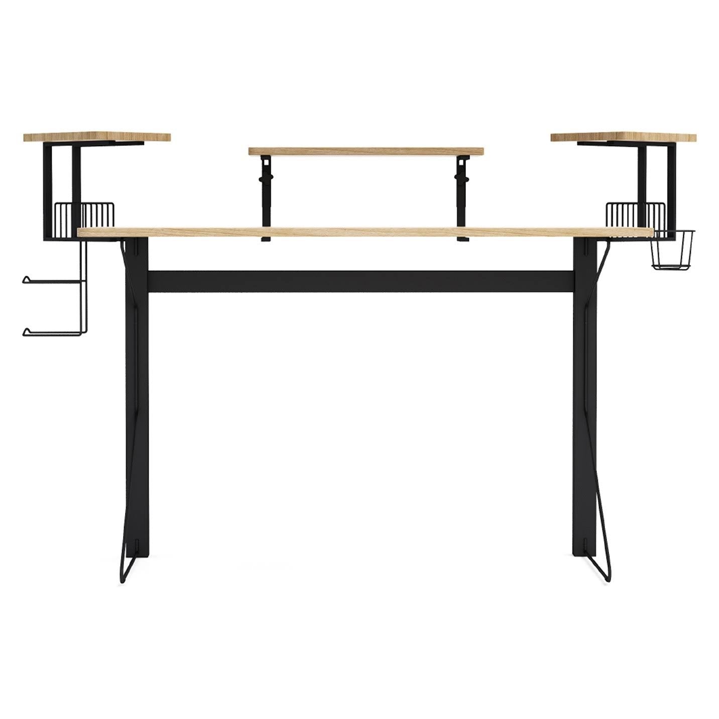 Black/Natural Gaming Desk J97657