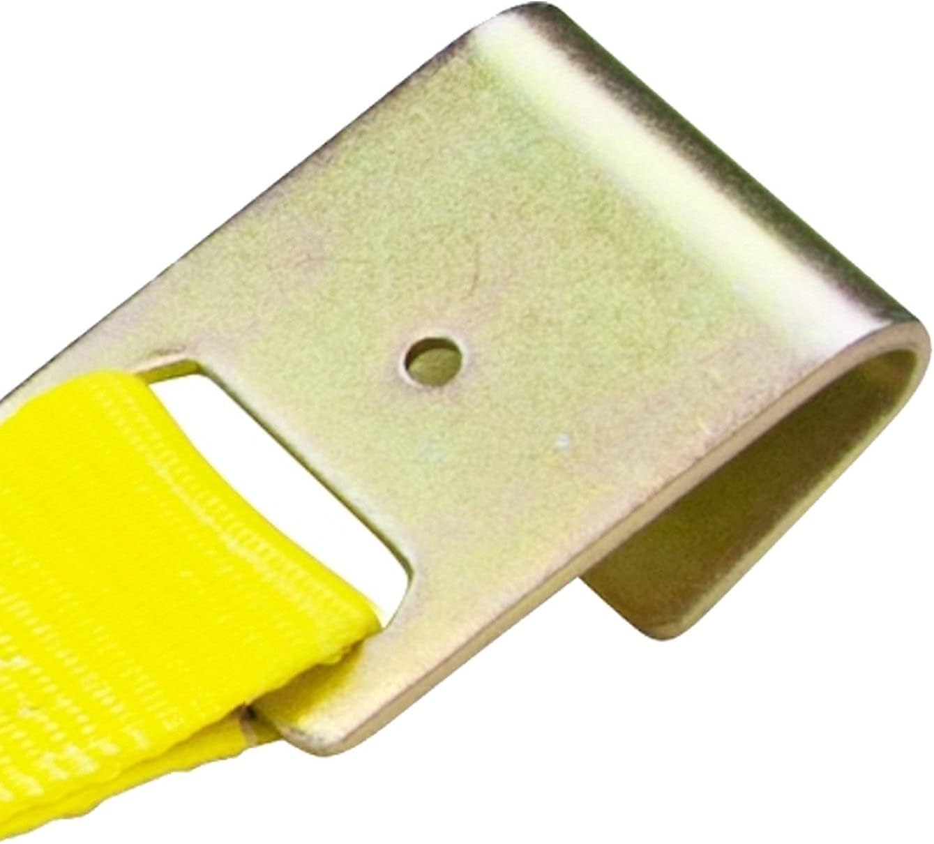 4 Pack 2 Inch x 27 Foot Yellow Winch Strap with Flat Hook D24628
