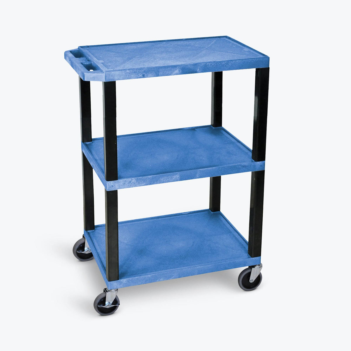 Black 3 Shelves Utility Cart T991