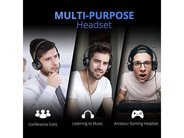 USB Computer Headset with Microphone Noise Cancelling M60298