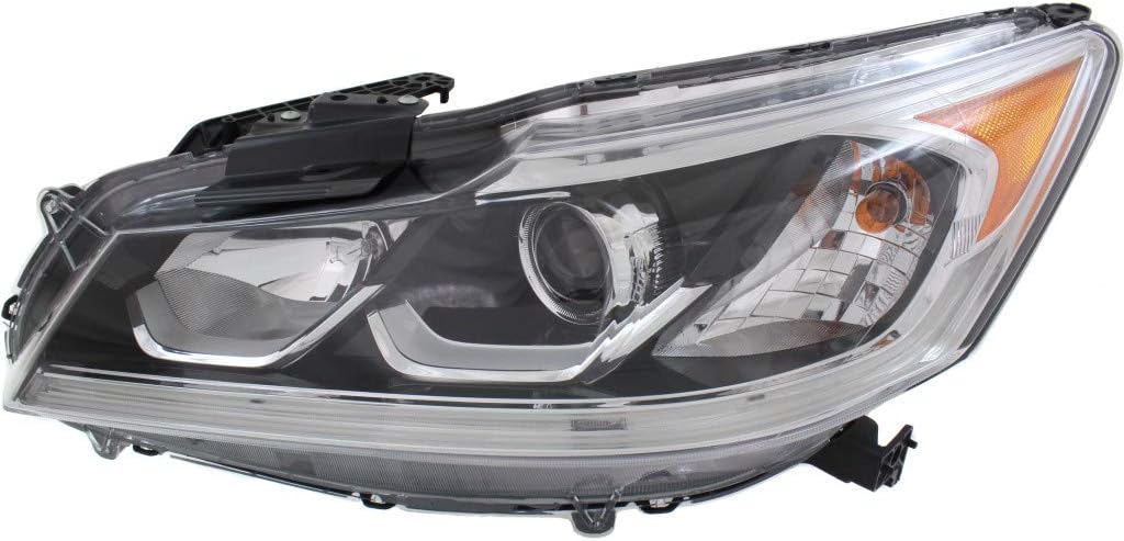 Passenger Side Headlight for Honda Accord 2016 2017 W7291