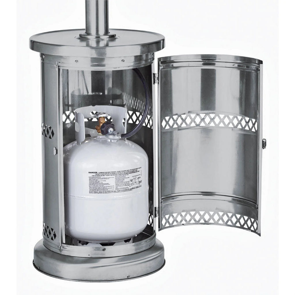 Freestanding 48000 BTU Stainless Steel LP Gas Patio Heater F416