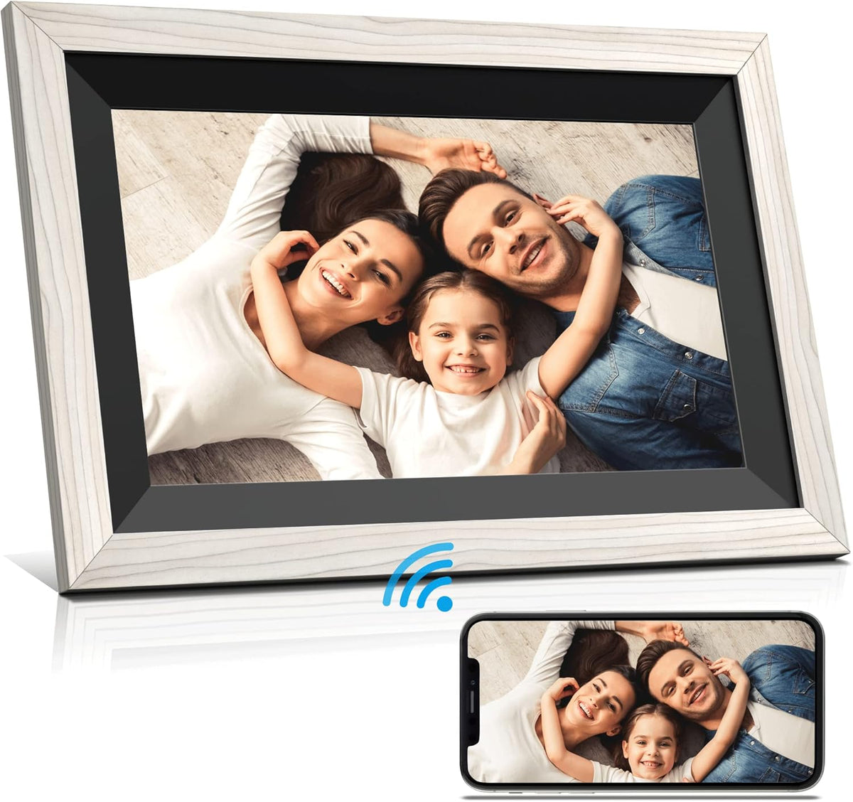 Black 8 Inch WiFi Digital Photo Frame Pack of 2 E30817