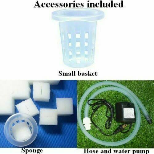 54 Plant Sites Hydroponic Grow Kit with 110V Pump B6377
