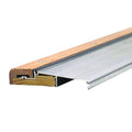 Adjustable Aluminum and Hardwood Inswing Threshold, Brown O1688