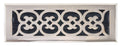 Polished Brass Scroll Register with Damper Q994