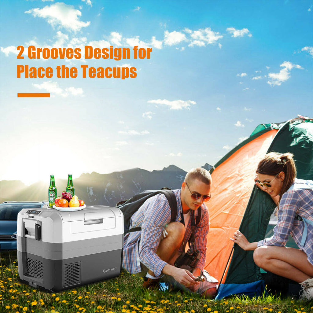 58 Quart Portable Electric Car Cooler L487885