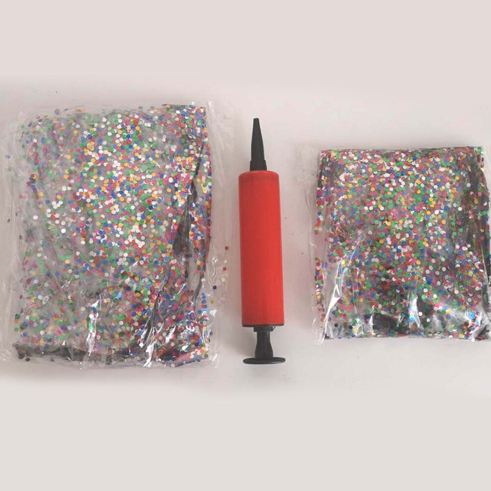 Rose Golden 4 Pcs Glitter Beach Ball Set with Pump P830