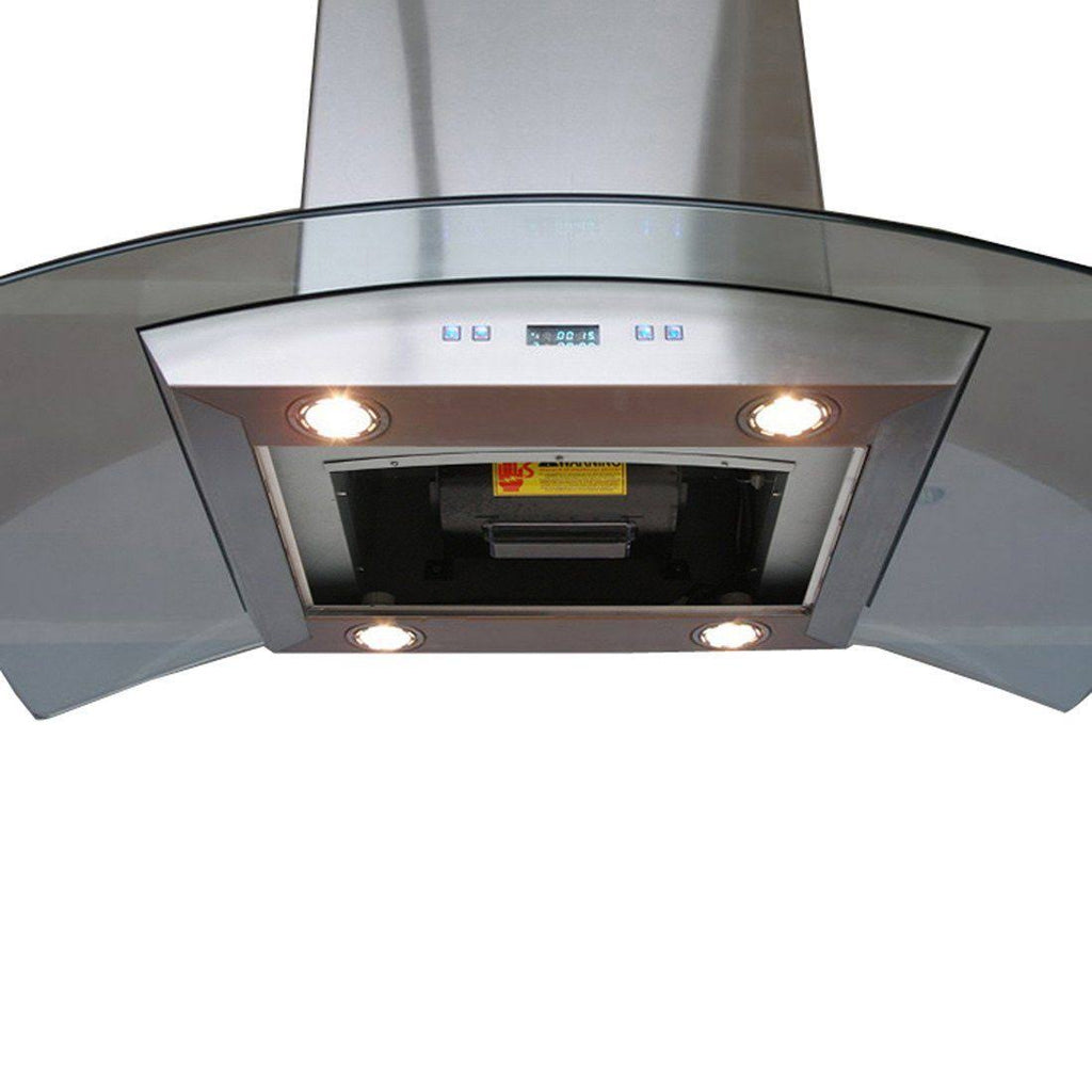 30x22 Island-Mount Range Hood C5314