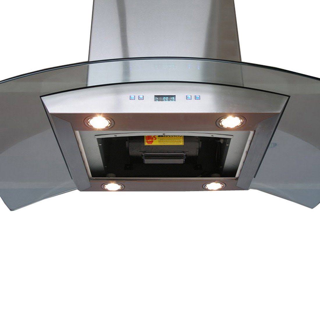 30x22 Island-Mount Range Hood C5314
